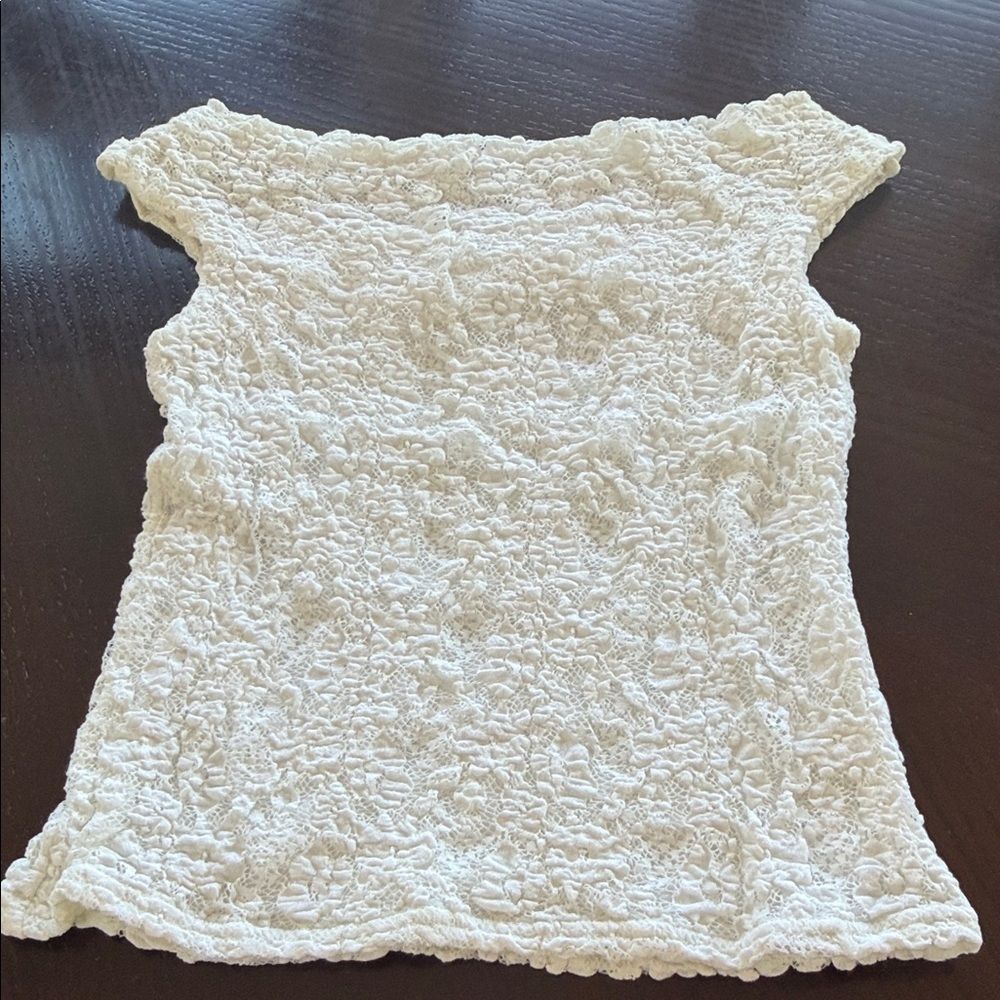 Elegant White Lace Blouse